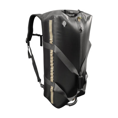 Couleur noire sèche imperméable extérieure du sac marin 120L de TPU pour camper