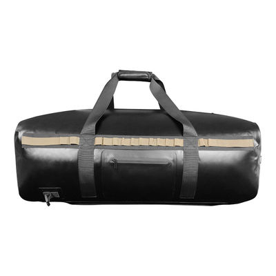 Couleur noire sèche imperméable extérieure du sac marin 120L de TPU pour camper