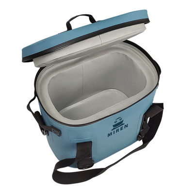 La couleur bleue 12 peut un sac plus frais, sac de déjeuner isolé mou imperméable pour le pique-nique