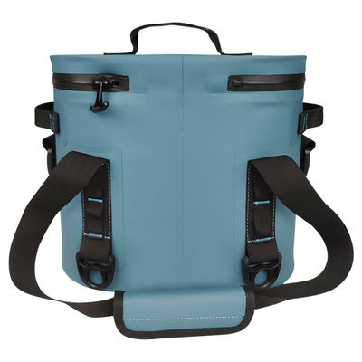 La couleur bleue 12 peut un sac plus frais, sac de déjeuner isolé mou imperméable pour le pique-nique