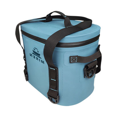 La couleur bleue 12 peut un sac plus frais, sac de déjeuner isolé mou imperméable pour le pique-nique