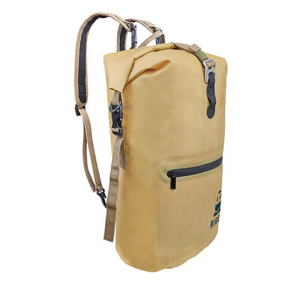 Le sac à dos jaune matériel de TPU imperméabilisent le poids léger 16L multifonctionnel