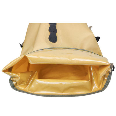 Le sac à dos jaune matériel de TPU imperméabilisent le poids léger 16L multifonctionnel