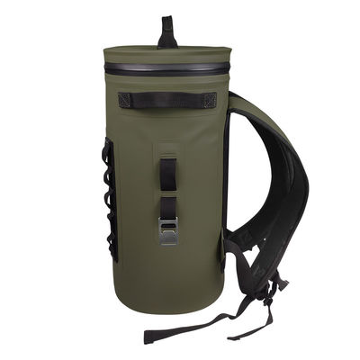 OEM réutilisable résistant à l'eau de sac à dos mou de refroidisseur de vert d'armée