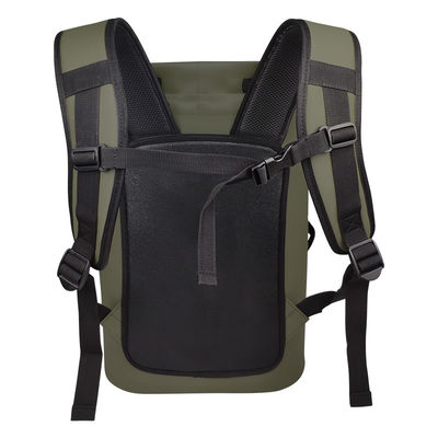OEM réutilisable résistant à l'eau de sac à dos mou de refroidisseur de vert d'armée
