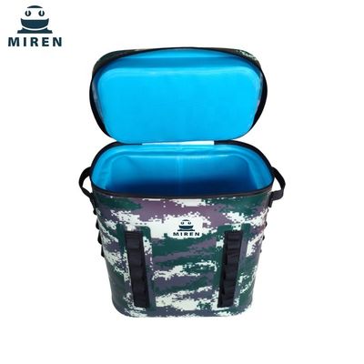 Sac mou multifonctionnel de refroidisseur de pique-nique, refroidisseur de sac à dos isolé par Camo pour la pêche