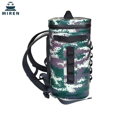 Sac mou multifonctionnel de refroidisseur de pique-nique, refroidisseur de sac à dos isolé par Camo pour la pêche
