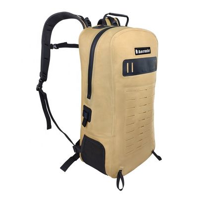 Jaune 25l augmentant le sac à dos, résistant à l'eau augmentant le matériel du sac à dos TPU 840D