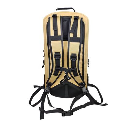 Jaune 25l augmentant le sac à dos, résistant à l'eau augmentant le matériel du sac à dos TPU 840D