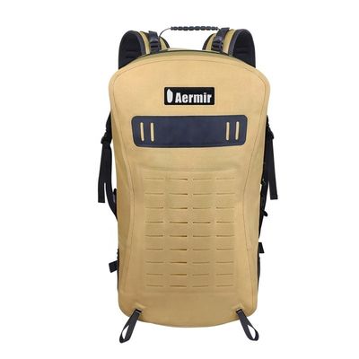 Jaune 25l augmentant le sac à dos, résistant à l'eau augmentant le matériel du sac à dos TPU 840D