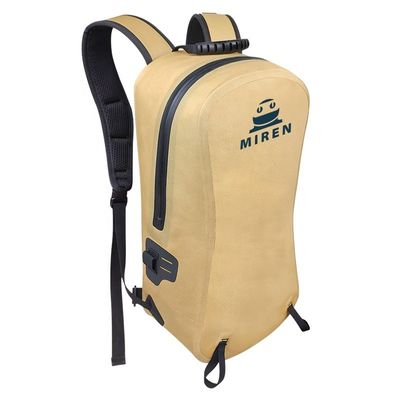 Sac à dos imperméable jaune léger 13 litres pour le sport en plein air