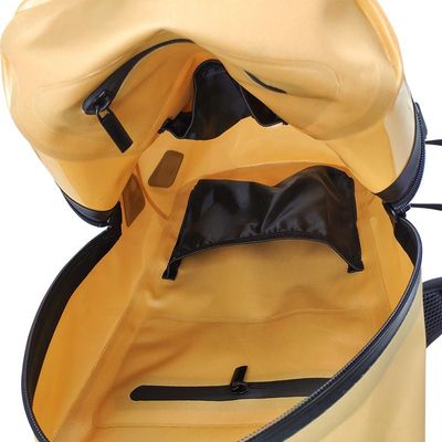 Sac à dos imperméable jaune léger 13 litres pour le sport en plein air