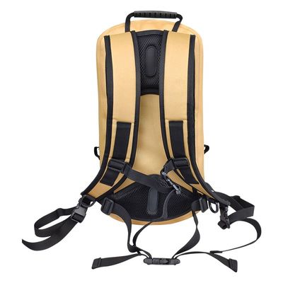 Sac à dos imperméable jaune léger 13 litres pour le sport en plein air