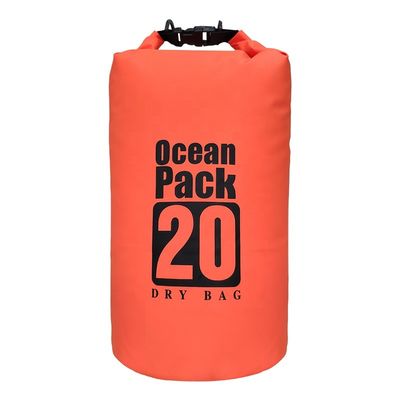 Capacité imperméable pliable du sac sec 20L de PVC léger pour l'activité extérieure
