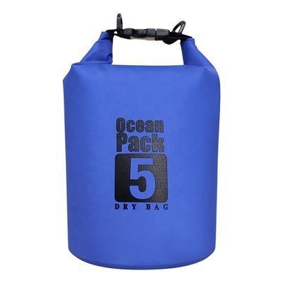 Sac imperméable durable léger de PVC, couleur bleue de sac à dos du sac 10L sec
