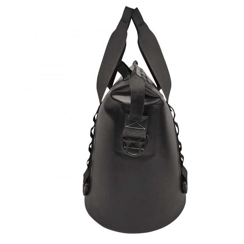 Sac plus frais noir de déjeuner d'OEM, refroidisseur isolé latéral mou pour le camping extérieur